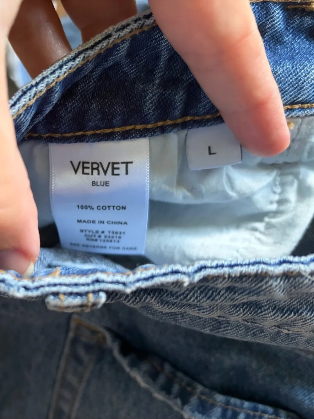 Womens Vervet Denim Jean Shorts